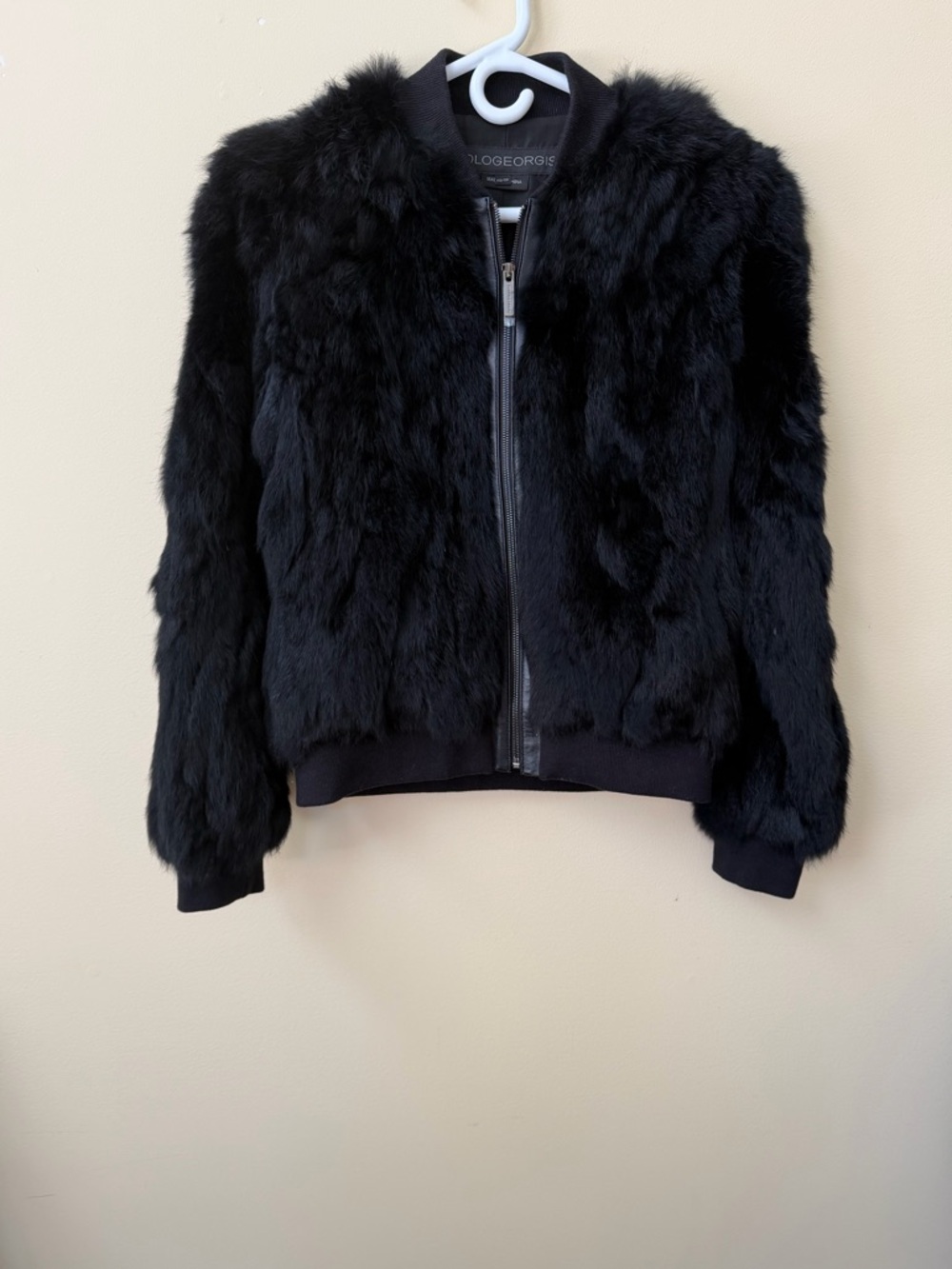 Pologeorgis Black Bomber Jacket